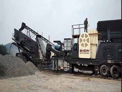 Quarry Equipment — General considerations Granite